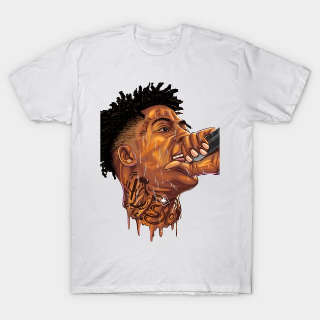 NBA  YOUNGBOY art Design T-Shirt Hoodie Stickers T-Shirt by Carlart1 🎨